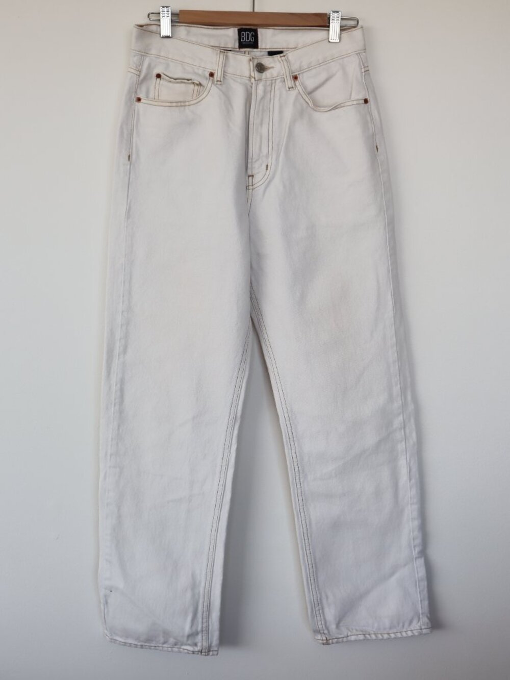 BDG Urban Outfitters White Cowboy Jeans, Size 30